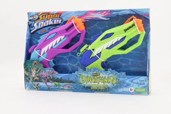 Nerf DinoSquad Vodní Blastery Raptor-Surge Dvojbalení