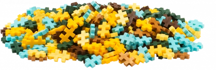 350 odolných dílků z recyklovaného plastu