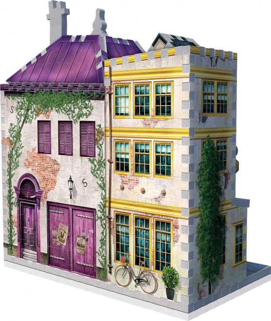 WREBBIT 3D puzzle Harry Potter: Madam Malkinová a Zmrzlinářství Florea 290 dílků