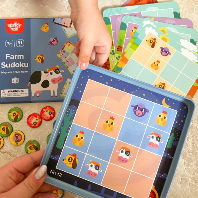 Dětské sudoku farma od Tooky Toy