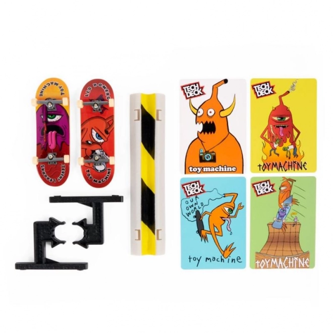 Dvoubalení fingerboardů s překážkou