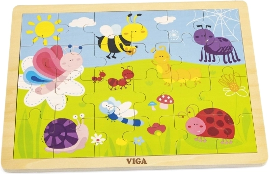 Barevné ilustrace lučních zvířátek