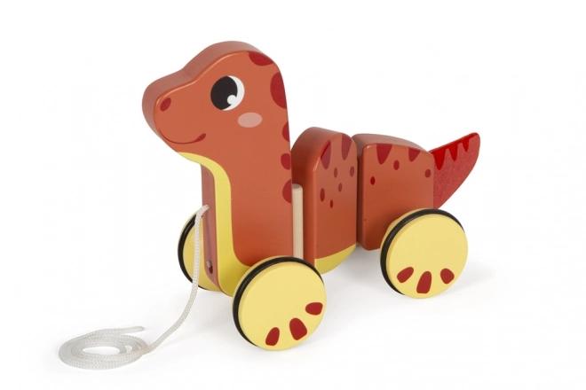 Small foot Dřevěná tahací hračka Dino