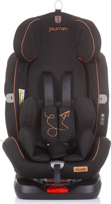 CHIPOLINO Autosedačka Journey otočná 360 Isofix 0-36 kg – Ebony