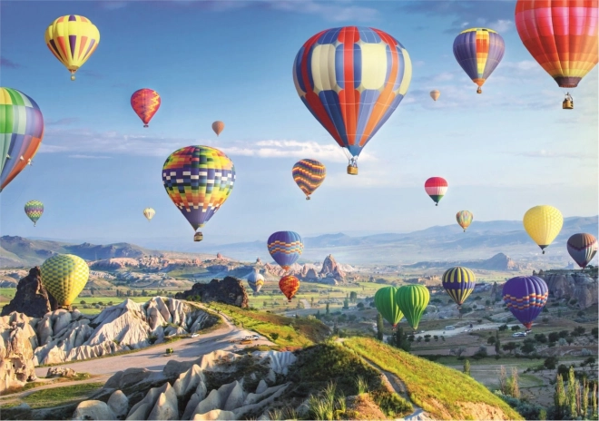 Puzzle Balóny nad Kappadokií 1000 dílků s podložkou