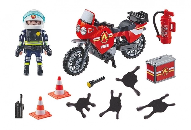 Action Heroes 71466 Action Heroes 71466 Hasičský motocykl na místě nehody