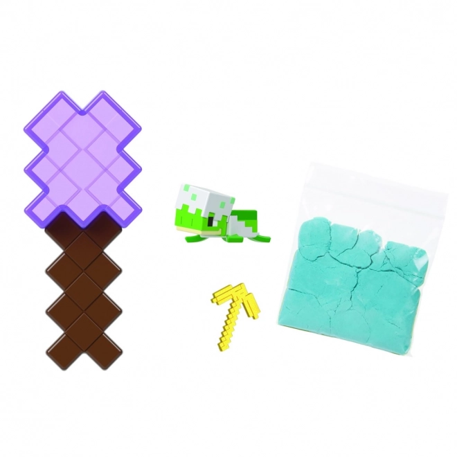 Mini figurka Minecraft těžba