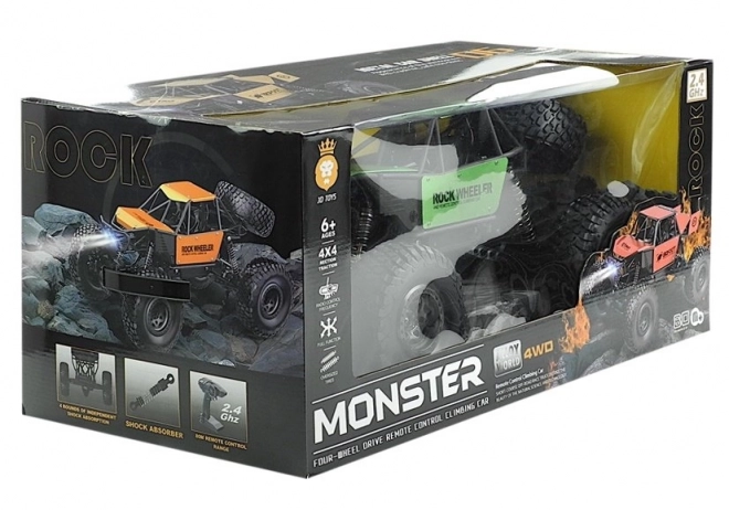 Dálkově ovládaný Monster Truck na pružinách Green