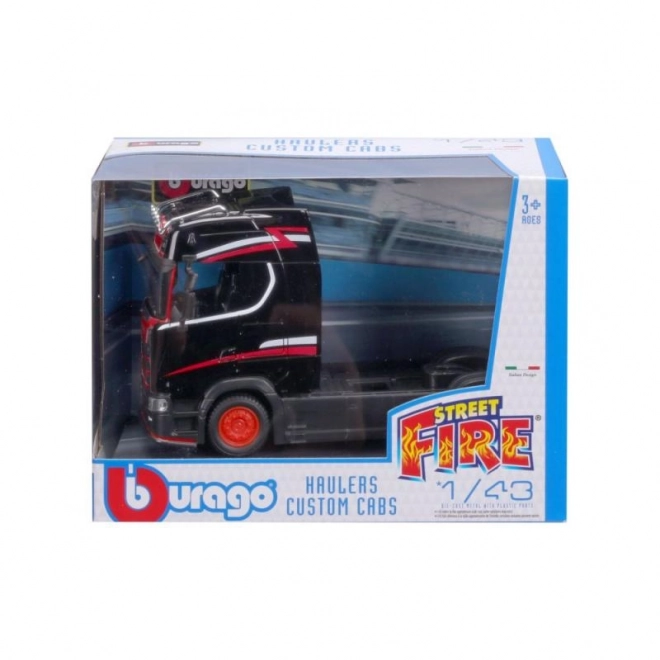 Bburago 1:43 Prevozniki Prilagojene Kabine Scania 770S – Šedý