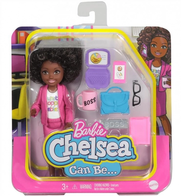 Panenka Barbie Chelsea v různých profesích