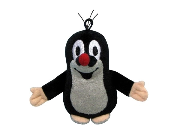 Plyšový krtek s poutkem 8 cm