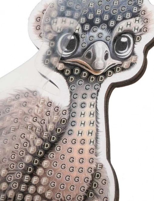 Diamantové malování Emu - Crystal Art
