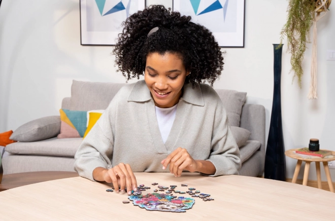 Dřevěné puzzle Tajemná sova 150 dílků