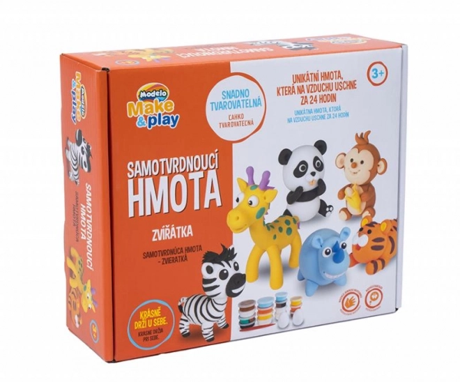 Samotvrdnoucí modelovací hmota – zvířátka