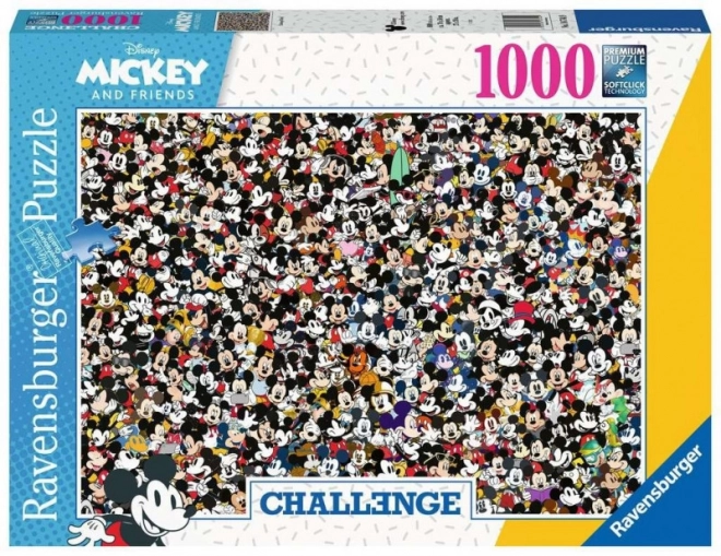 Puzzle 1000 prvků Challange Mickey Mouse