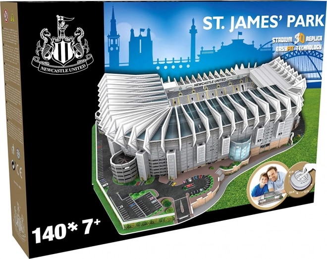 STADIUM 3D REPLICA 3D puzzle Stadion St James' Park - Newcastle United FC 140 dílků