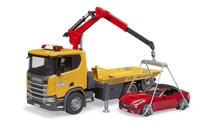 Bruder Scania Super 560R odtah s autem