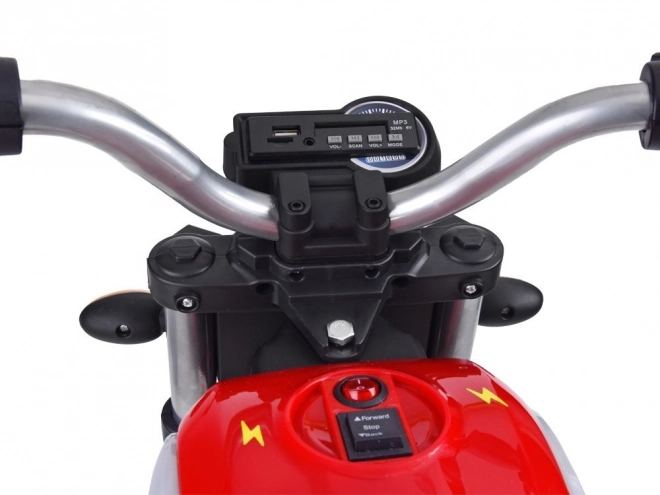 Motorka na baterie Street Bob pro děti – Černá