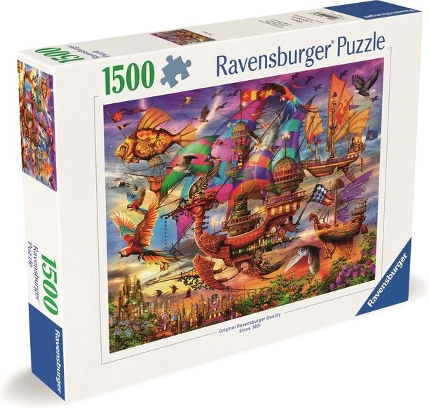 Puzzle Mystická létající loď 1500 dílků