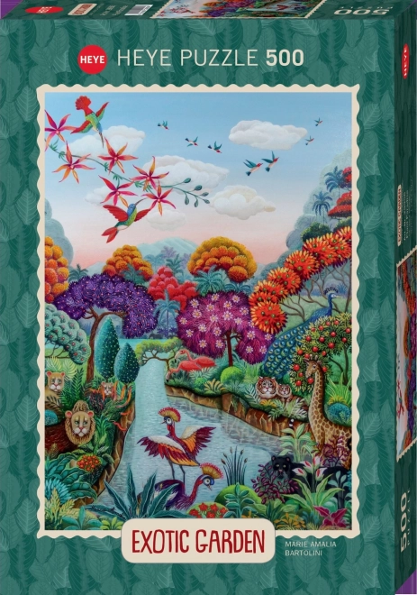Puzzle exotická zahrada: ráj květin
