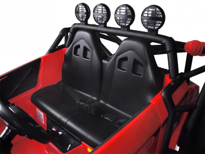 Dvouosobový terénní auto Buggy Racing – Červená