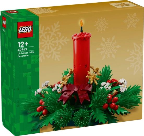 Lego ikonická sváteční dekorace na stůl