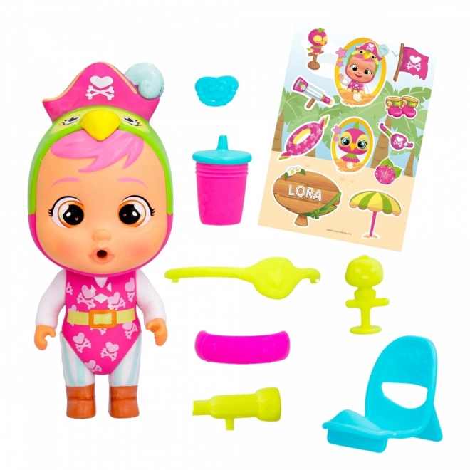 Cry Babies Magic Tears BEACH BABIES – Lora Doll