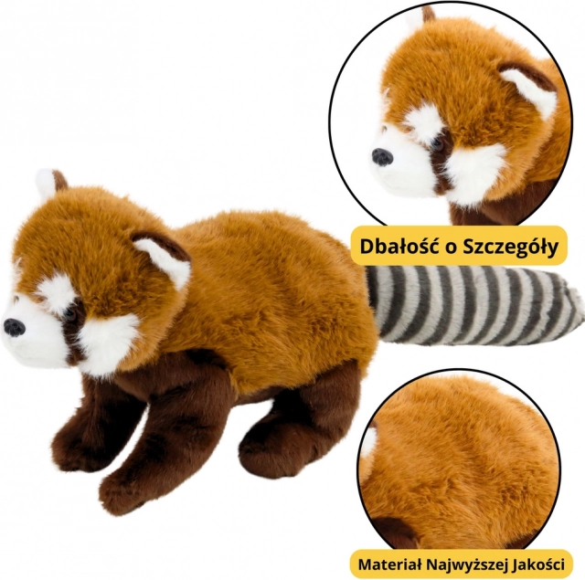 Plusová hračka červená panda 45 cm