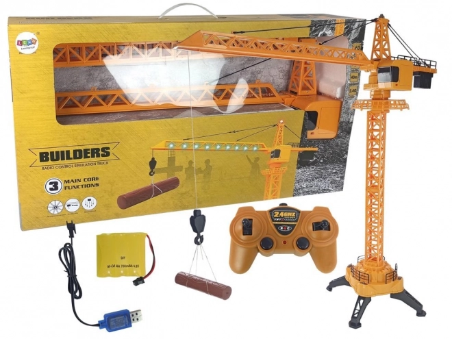 Stavební jeřáb 1:14 R/C 2,4 GHz Construction 100 cm