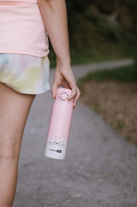Termoska FreeON růžová 480 ml