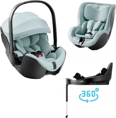 Autosedačkový set BRITAX RÖMER Baby-Safe Pro Style + Vario Base 5Z + Dualfix 5Z, Harbor Blue