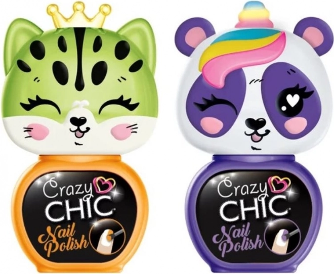 CLEMENTONI Crazy Chic Beauty: Sada laků na nehty – fialovo-oranžový
