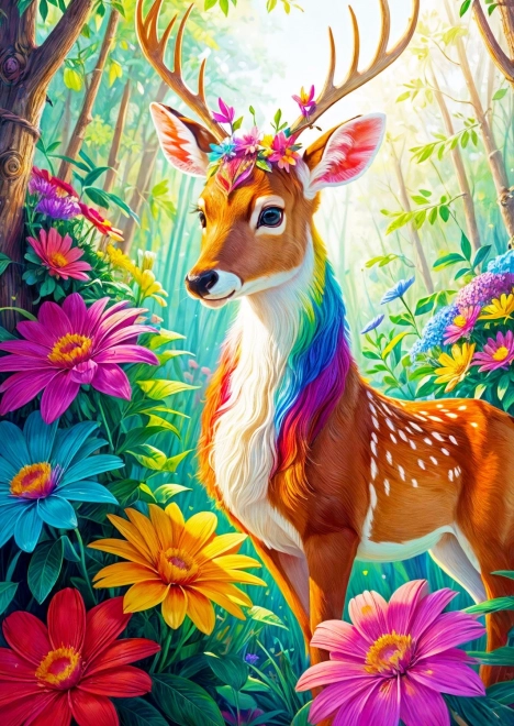 Užij si Puzzle Kouzelný Jelen 1000 Dílů