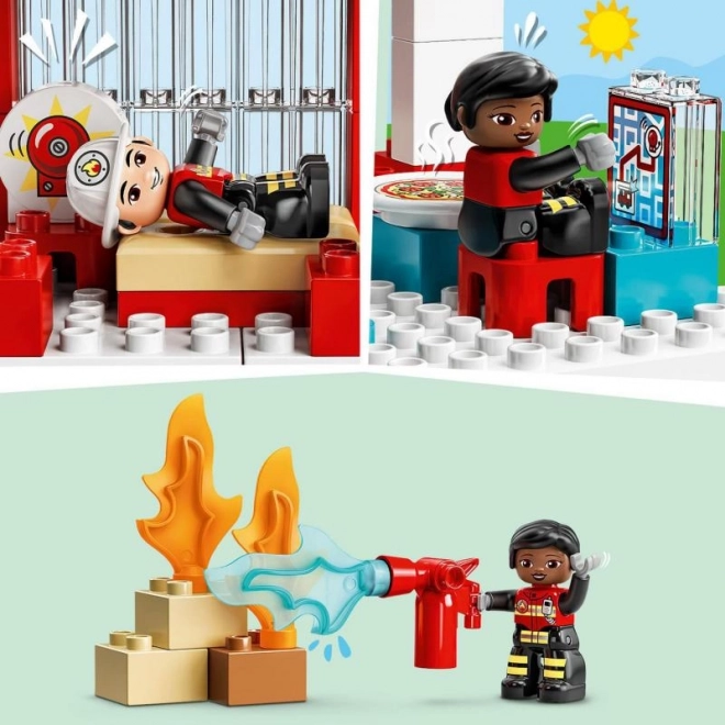 LEGO DUPLO 10970 Hasičská stanice a vrtulník