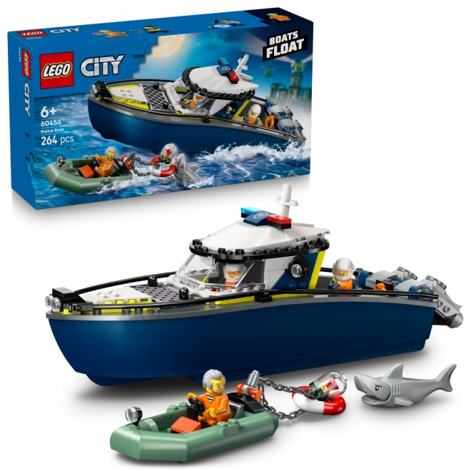LEGO City Honička v policejní lodi