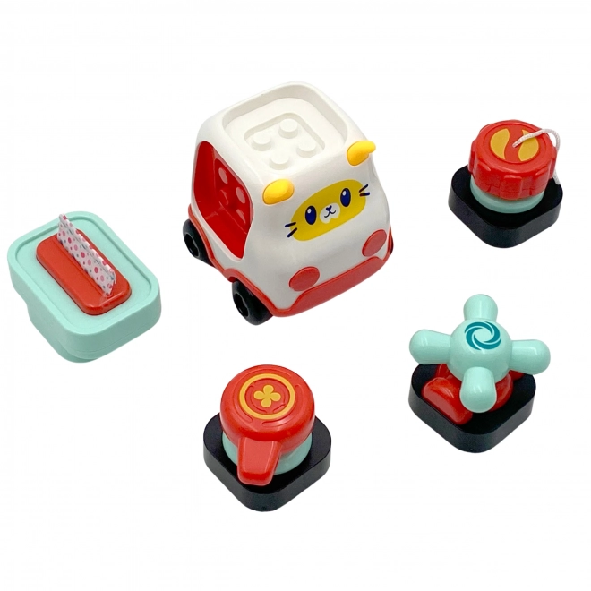 Montessori konstruktérské auto kočička
