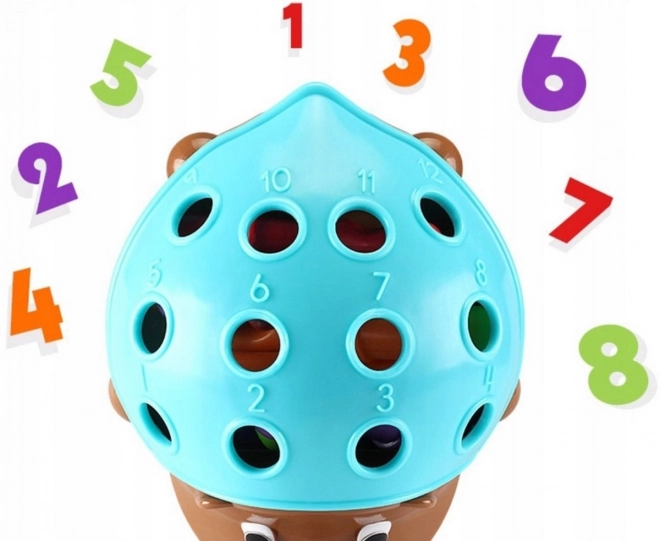 Woopie vzdělávací hra ježek sorter Montessori 4v1