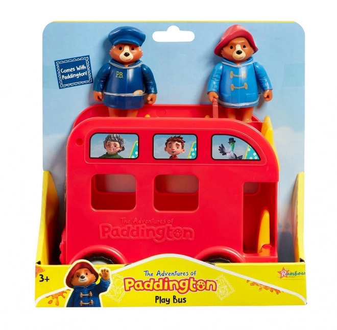 Hrací sada Paddington s červeným autobusem