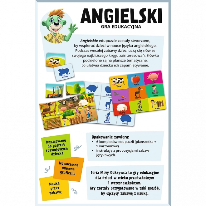 Malý objevitel - Naučná hra angličtina Trefl