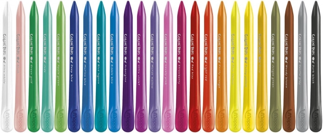 MAPED Trojhranné plastové pastely Color'Peps PlastiClean 24ks