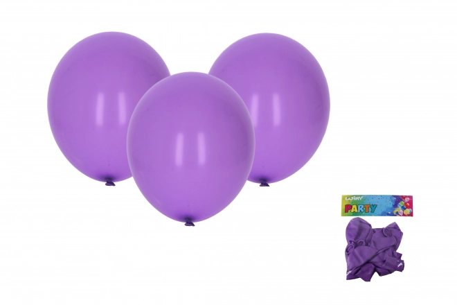 Nafukovací balónek fialový 30 cm - sada 10 ks