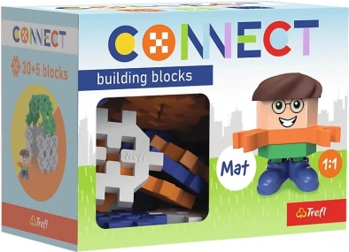 Stavebnice Connect Pocket Boy Mat 35 dílků