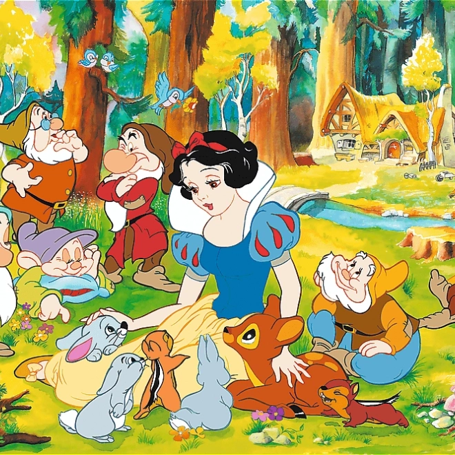 Puzzle Disney: Sněhurka a sedm trpaslíků, 600 dílků