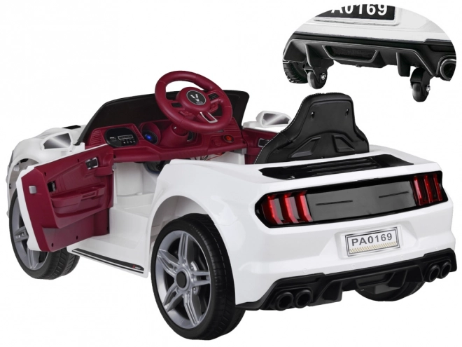 Dětské sportovní auto na akumulátor Mustang – Bílá