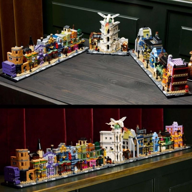 Miniaturní model Kouzelnické obchody v Příčné ulici od LEGO Harry Potter