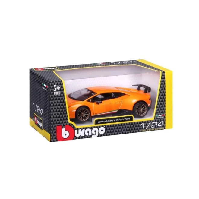 Lamborghini Huracan Performante oranžová model 1:24