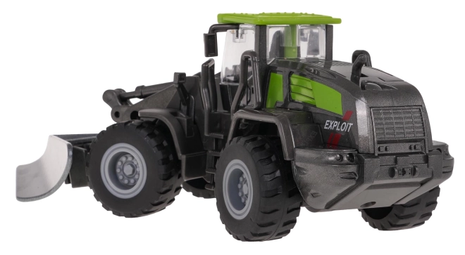 Černo-zelené kovové stavební vozidlo – Buldozer