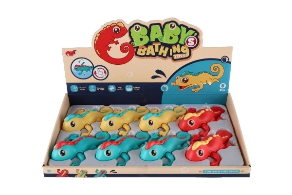 Plastový chameleon na natažení do vody pro děti