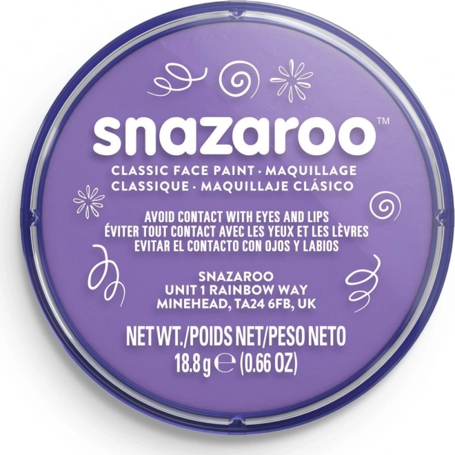 Snazaroo barva na obličej světle fialová 18 ml