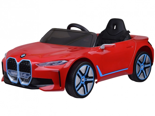 Elektrische BMW i4 Speelgoedauto voor Kinderen met Afstandsbediening – Červená